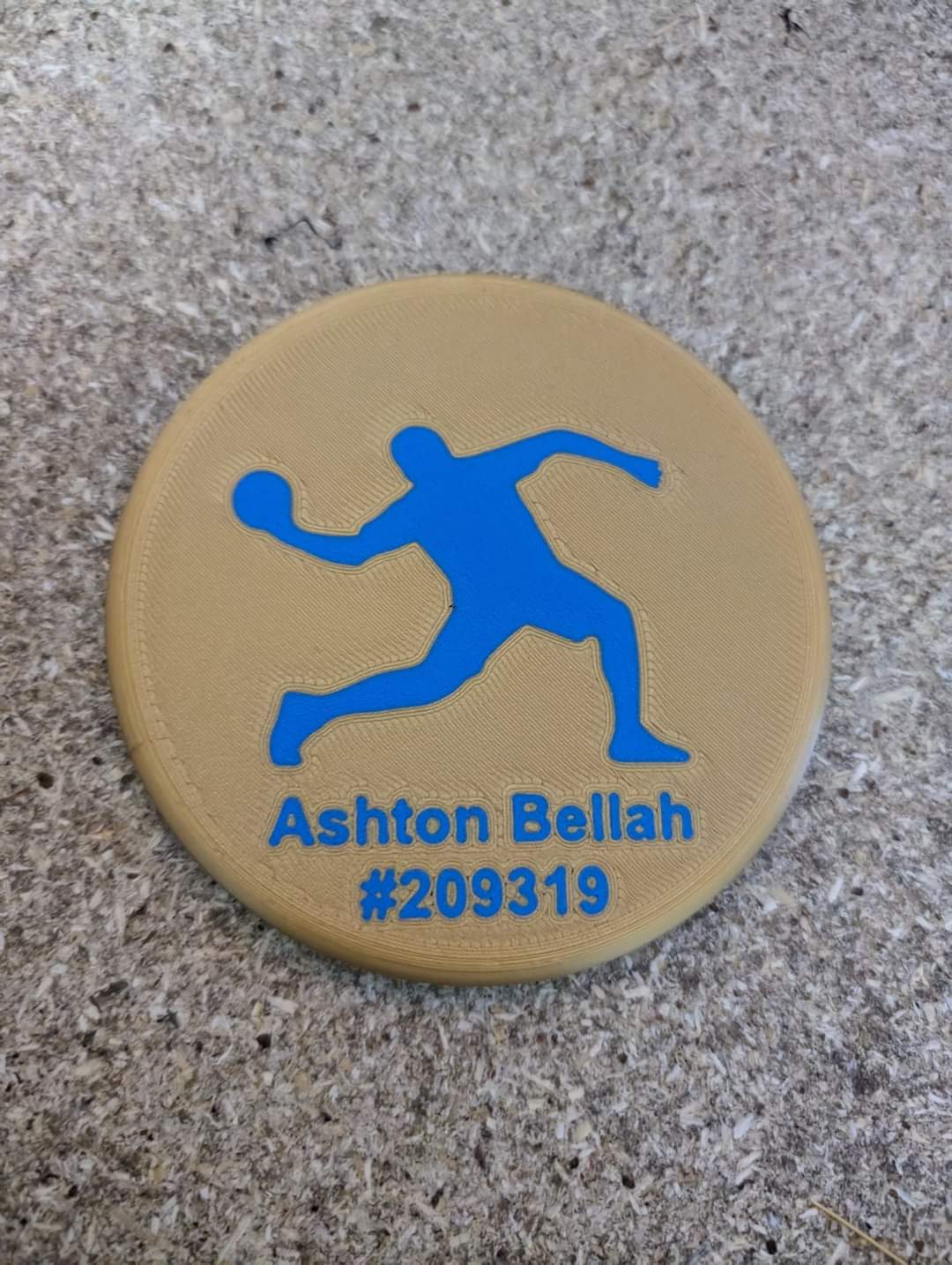 Personalized Disc Golf Mini Marker